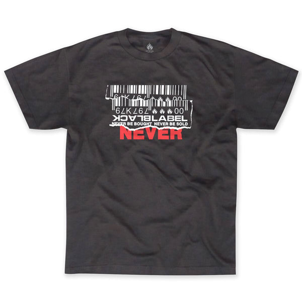Black Label T-Shirt Never