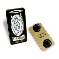 Black Label Lapel Pin Grosso Forever