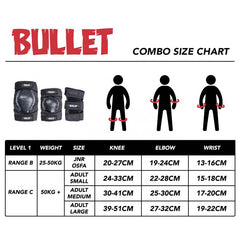 Bullet Triple Pad Set Junior Blue