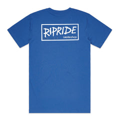 Ripride Skateshop T-Shirt Ripchord Blue