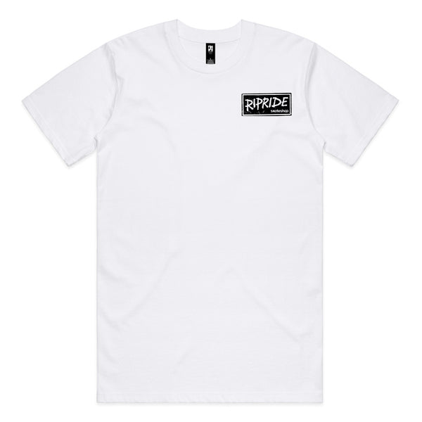 Ripride Skateshop T-Shirt Ripchord White