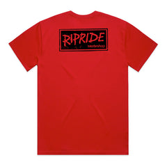 Ripride Skateshop T-Shirt Ripchord Red