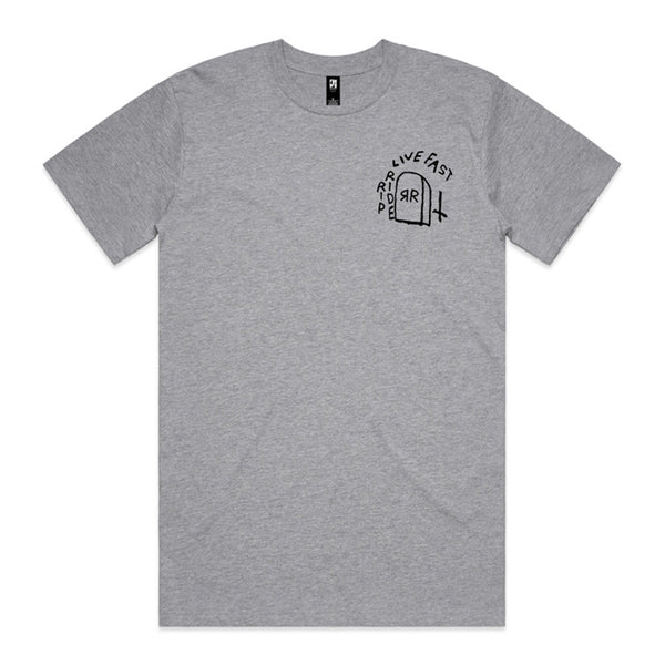 Ripride Skateshop T-Shirt GG Tattoo Athletic Heather