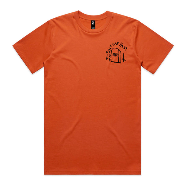 Ripride Skateshop T-Shirt GG Tattoo Orange