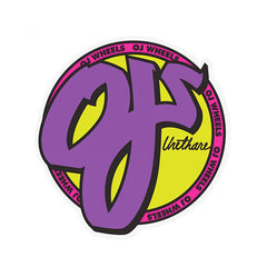 OJ Wheels Logo Sticker
