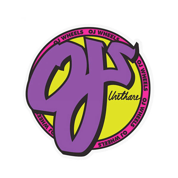 OJ Wheels Logo Sticker