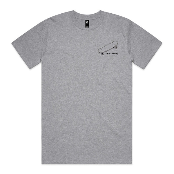 Ripride Skateshop T-Shirt Postcard Athletic Heather