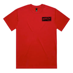 Ripride Skateshop T-Shirt Ripchord Red