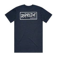 Ripride Skateshop T-Shirt Ripchord Navy