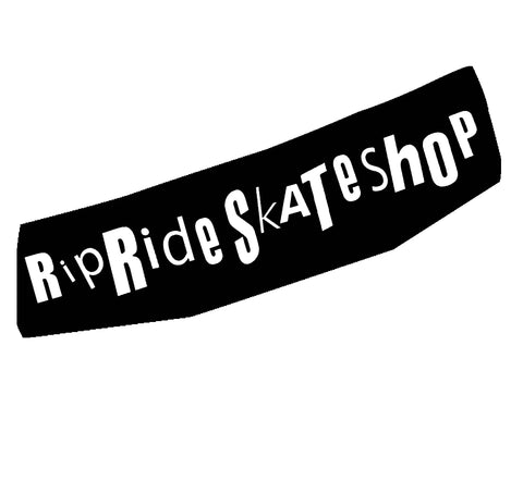 Ripride Skateshop Stickers Nevermind Logo B/W