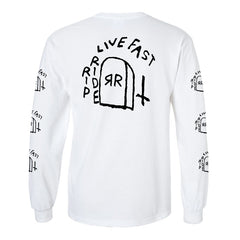 Ripride Skateshop Long Sleeve GG Tattoo White