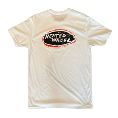 Heated Wheel T-Shirt Oval White