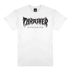 Thrasher T-Shirt Metal White