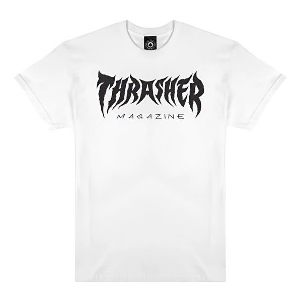 Thrasher T-Shirt Metal White