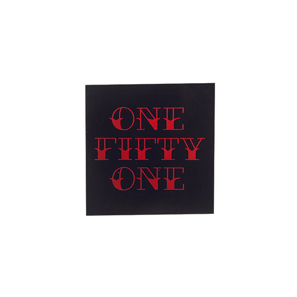 One Fifty One Sticker Tattoo