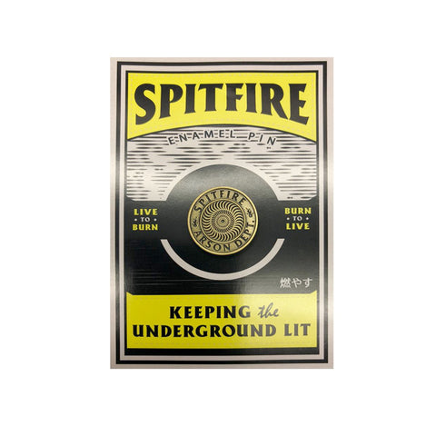 Spitfire Wheels Lapel Pin Arson Dept.