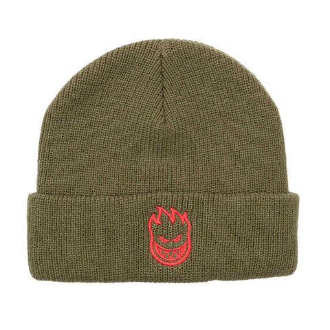 Spitfire Wheels Beanie Bighead Olive Red Ripride Skateshop