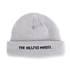 Heated Wheel Beanie Sire Script Grey