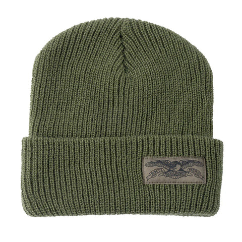 Anti Hero Beanie Stock Eagle Olive