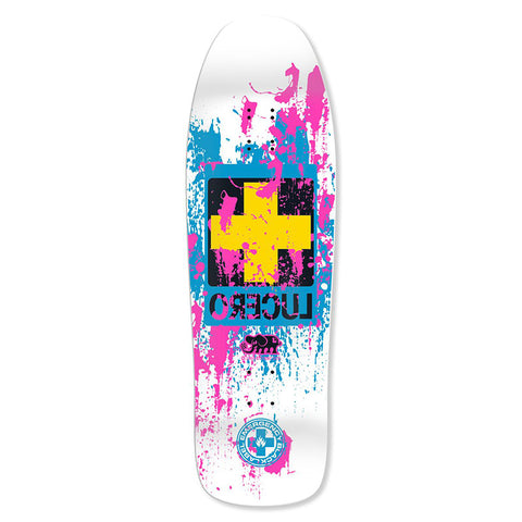 Black Label Lucero Splatter Cross 9.88" White