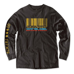 Black Label T-Shirt Barcode Long Sleeve