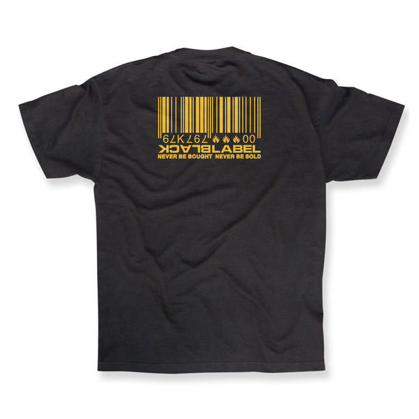 Black Label T-Shirt Barcode