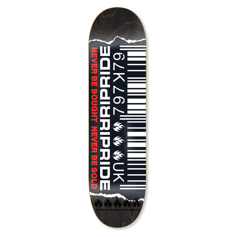 Black Label Ripride Skateshop Barcode 8.5"