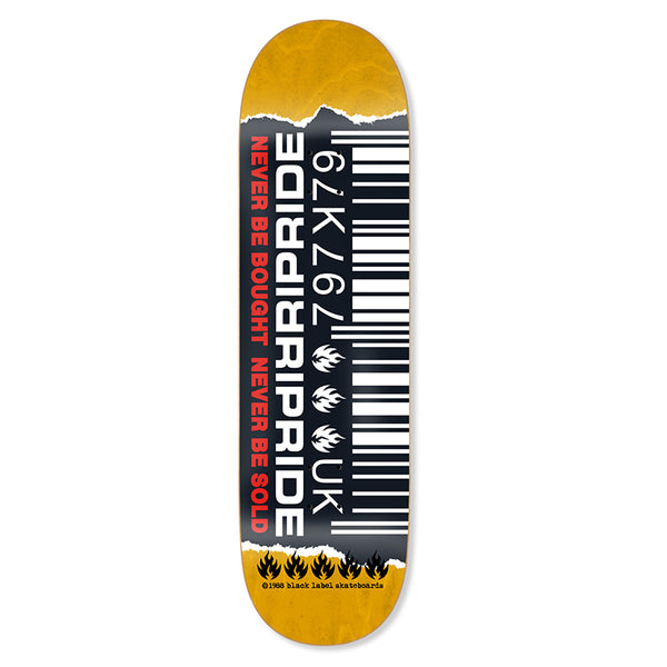 Black Label Ripride Skateshop Barcode 9"