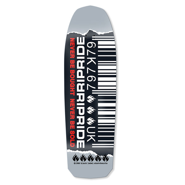 Black Label Ripride Skateshop Barcode Cross 10"