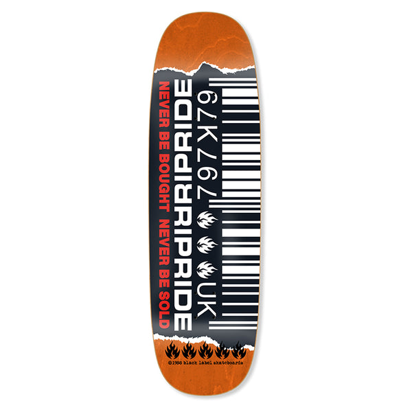 Black Label Ripride Skateshop Barcode Tugboat 9.5"