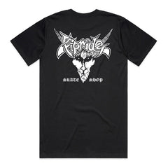 Ripride Skateshop T-Shirt Black Metal