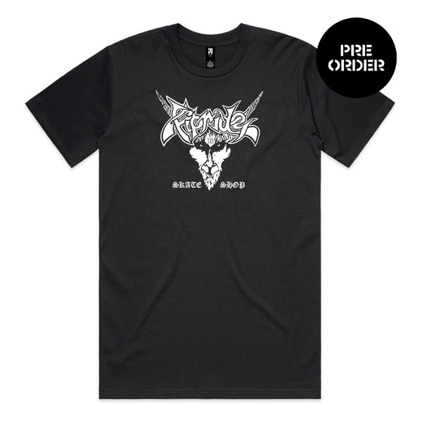 Ripride Skateshop T-Shirt Black Metal LRG