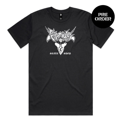 Ripride Skateshop T-Shirt Black Metal LRG