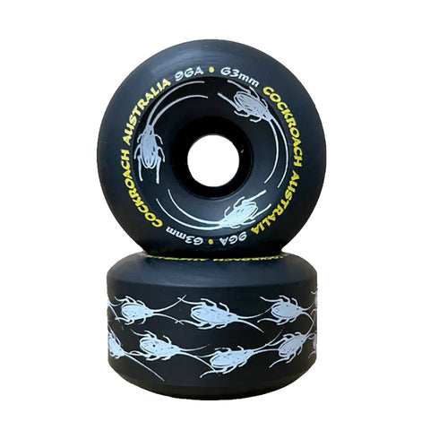 Cockroach Wheels Retro Roach 63mm Black