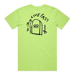 Ripride Skateshop T-Shirt GG Tattoo Lime