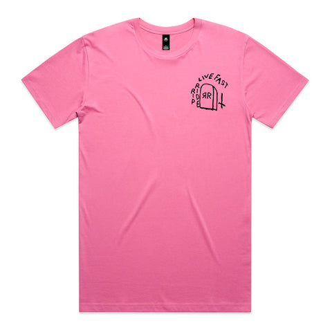 Ripride Skateshop T-Shirt GG Tattoo Pink