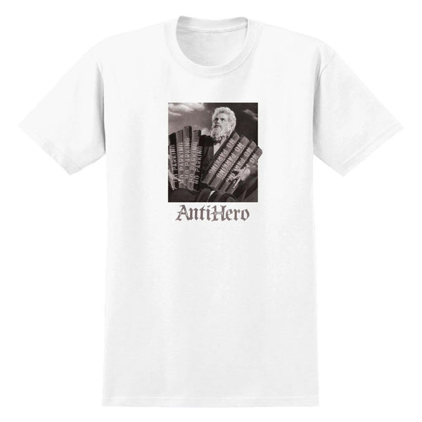 Anti Hero T-Shirt Ten Curbmandments White
