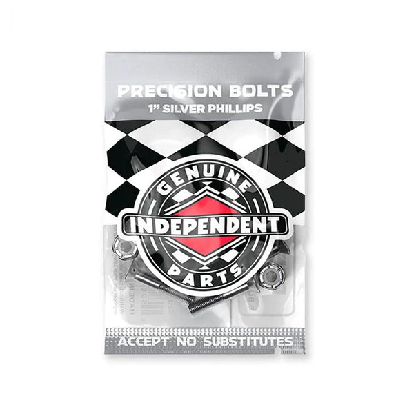 Independent Truck Co Bolts Silver Phillips 1"