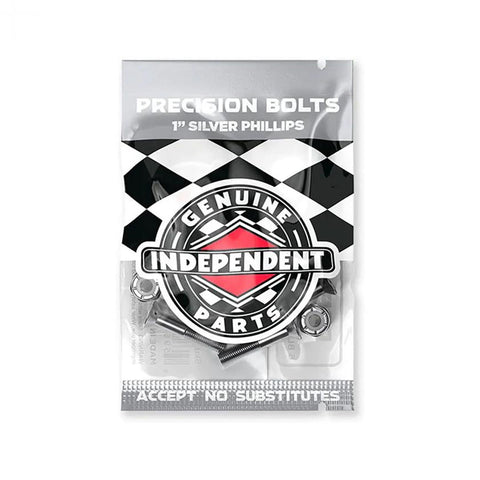 Independent Truck Co Bolts Silver Phillips 1"