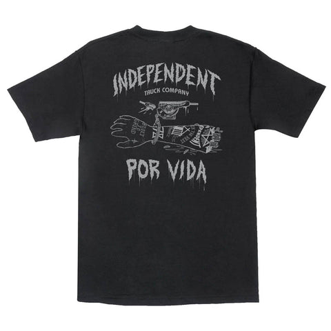 Independent Truck Co T-Shirt Por Vida Black