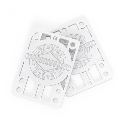 Independent Truck Co Riser Pads 1/8" White