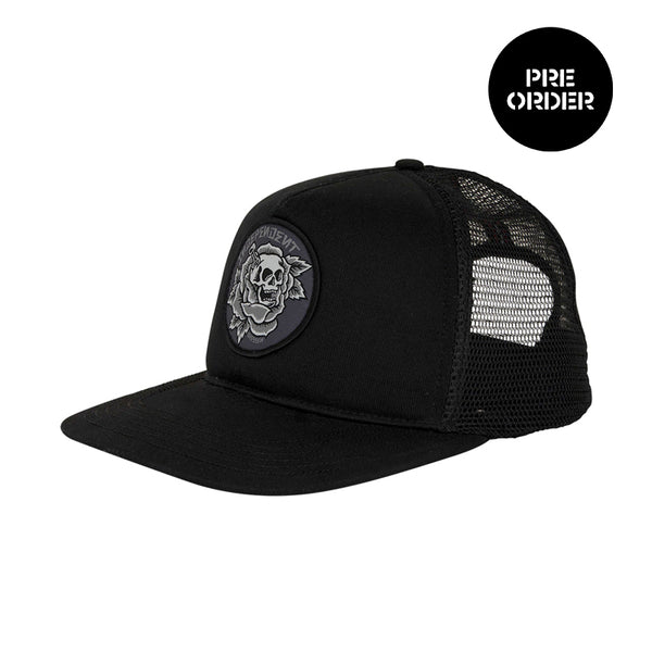 Independent Truck Co Cap Dressen Skull Rose Black