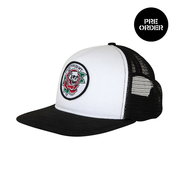 Independent Truck Co Cap Dressen Skull Rose