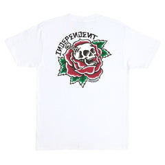 Independent Truck Co T-Shirt Dressen Skull Rose White