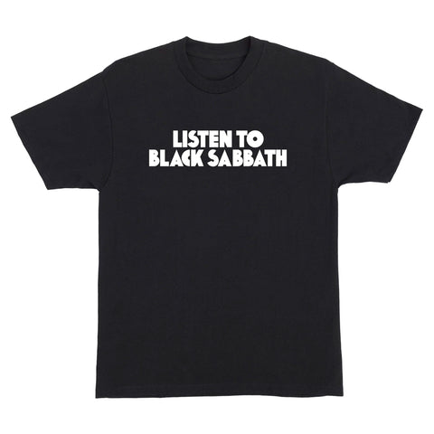 OJ Wheels T-Shirt Black Sabbath Listen