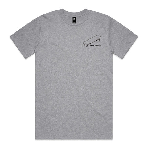 Ripride Skateshop T-Shirt Postcard Athletic Heather