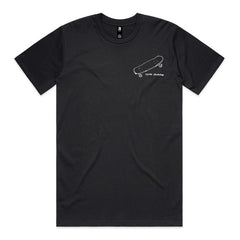Ripride Skateshop T-Shirt Postcard Black