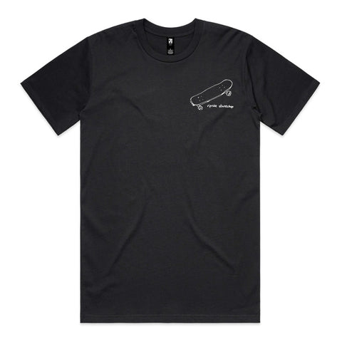 Ripride Skateshop T-Shirt Postcard Black