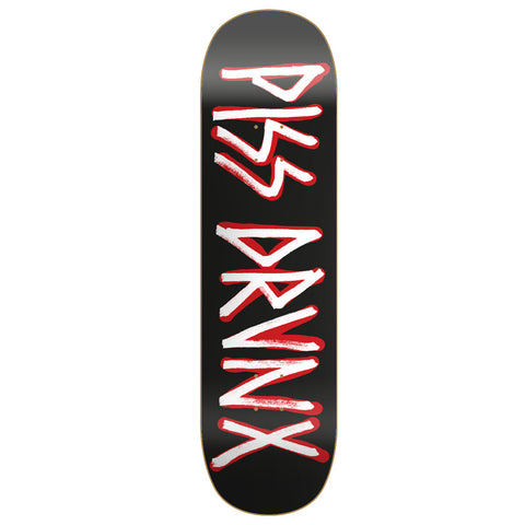 Piss Drunx Paint Logo Black 8.75"