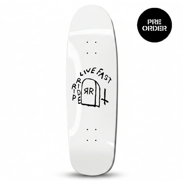 Ripride Skateshop GG Tattoo White 9.825"